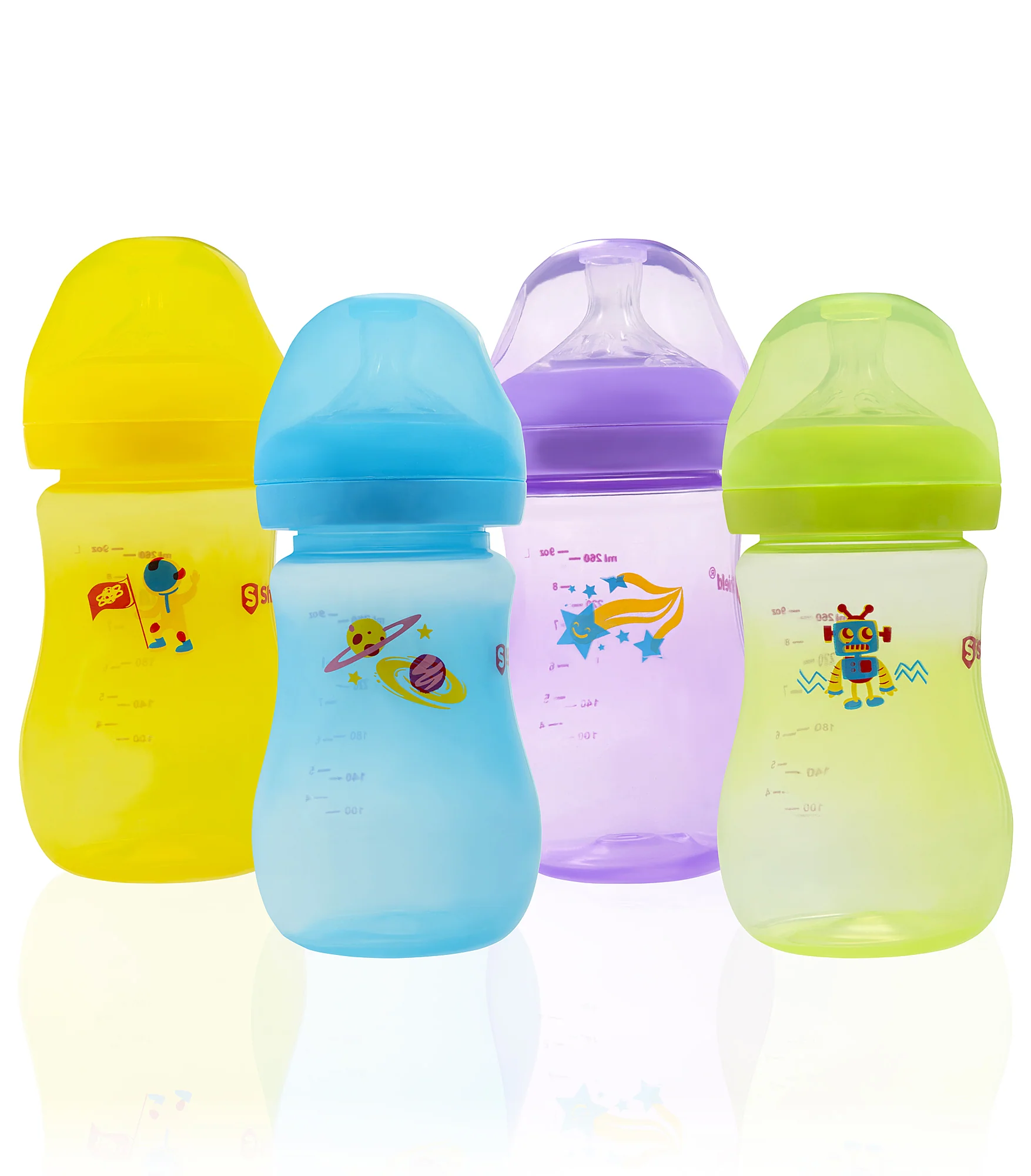 Crystal Feeder with Anti-Colic & Drip Free Feature 180ml