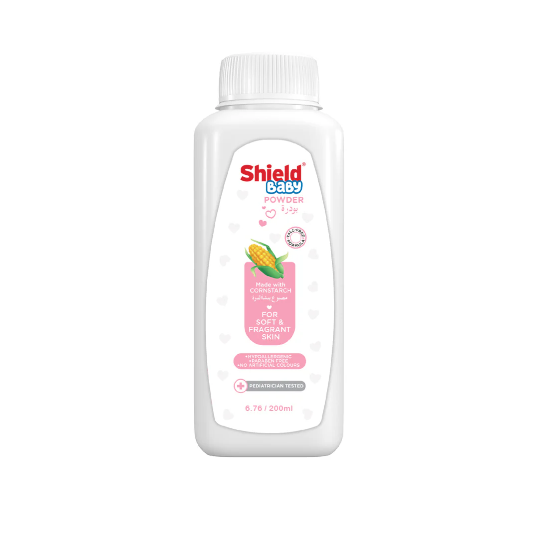 shield baby powder