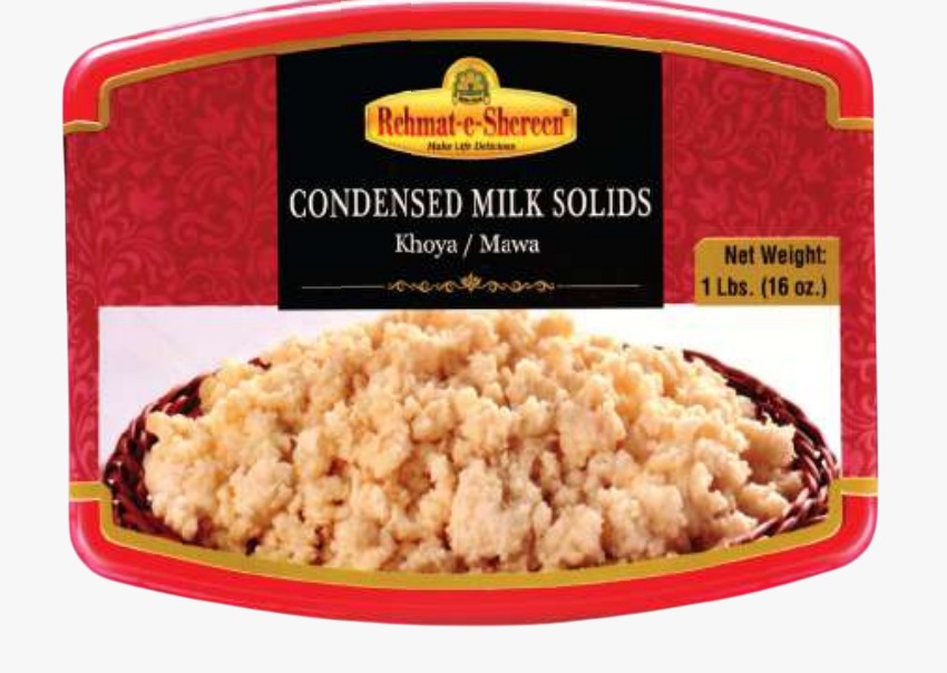 **Rehmat-e-Shereen Condensed Milk Solids (Khoya) (1 lb)**
Pure, fresh khoya made from slow-cooked, thickened milk, perfect for creating a variety of traditional sweets and desserts. Enjoy the rich, creamy texture and authentic taste of premium quality khoya, crafted with care.
