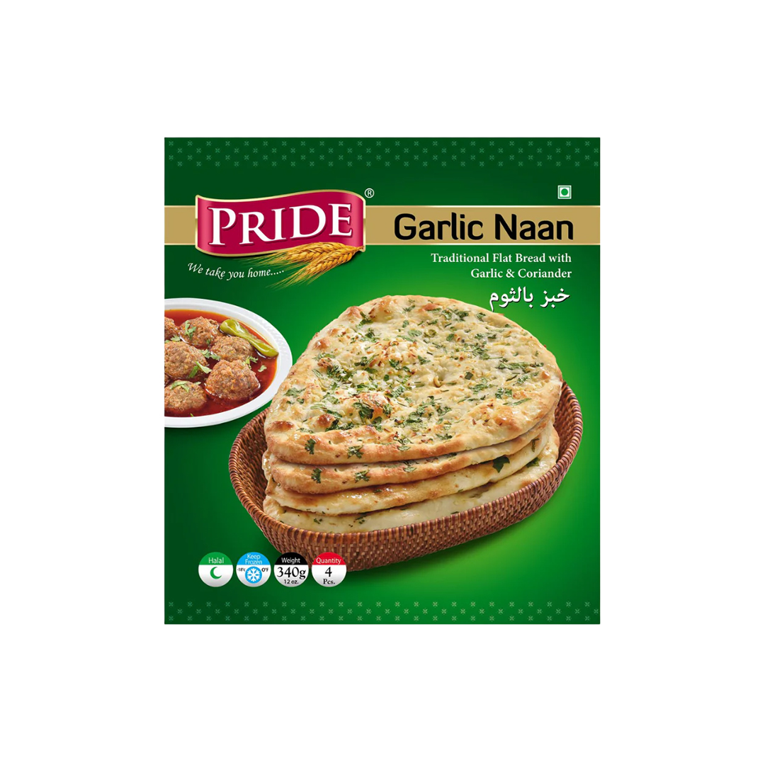 Pride GARLIC NAAN 4PCS